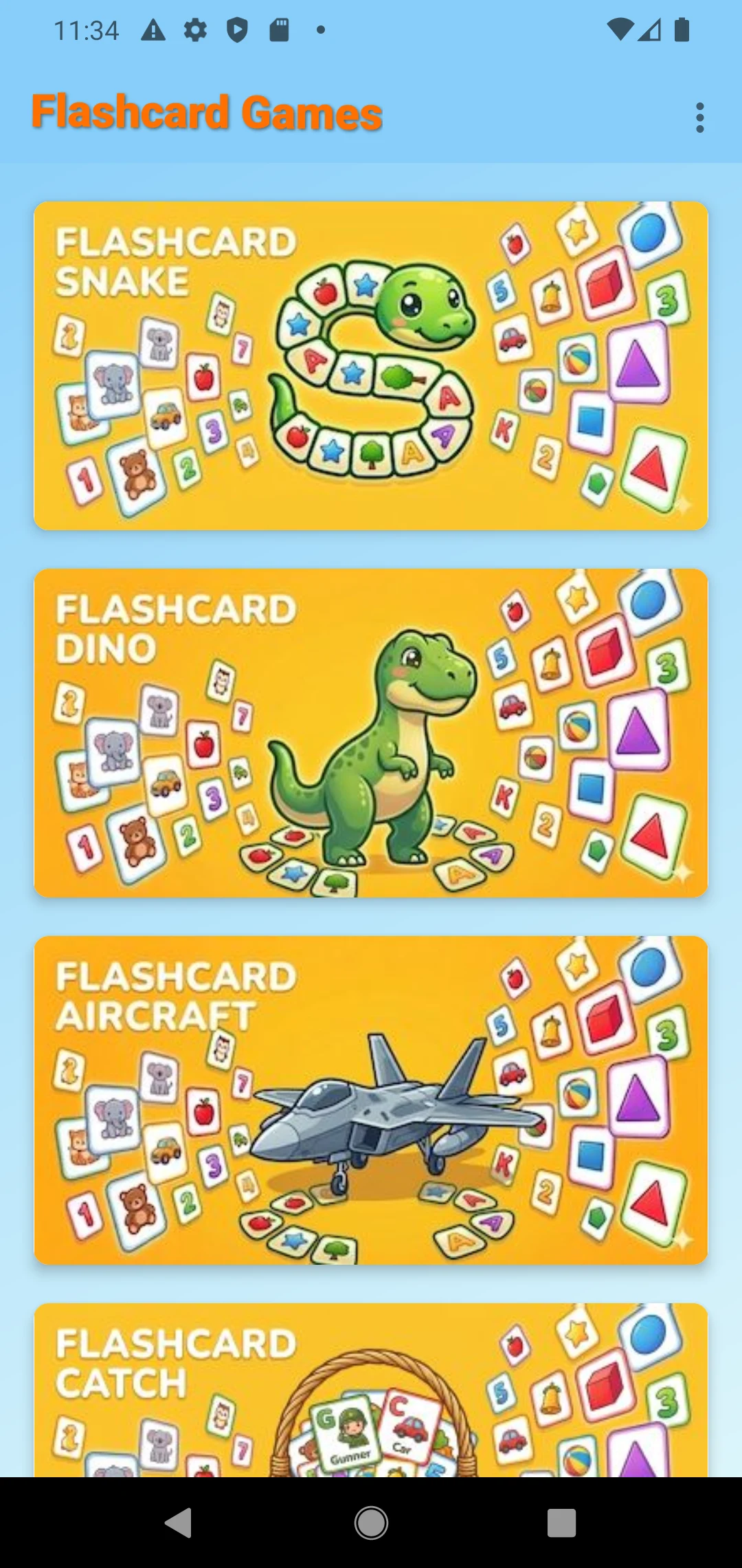 Flashy Hub: Learn & Play Games screenshot